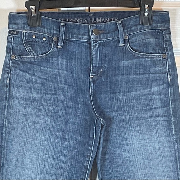 Citizens Of Humanity Dani Cropped Straight Leg Jeans Size 26 - Picture 3 of 13